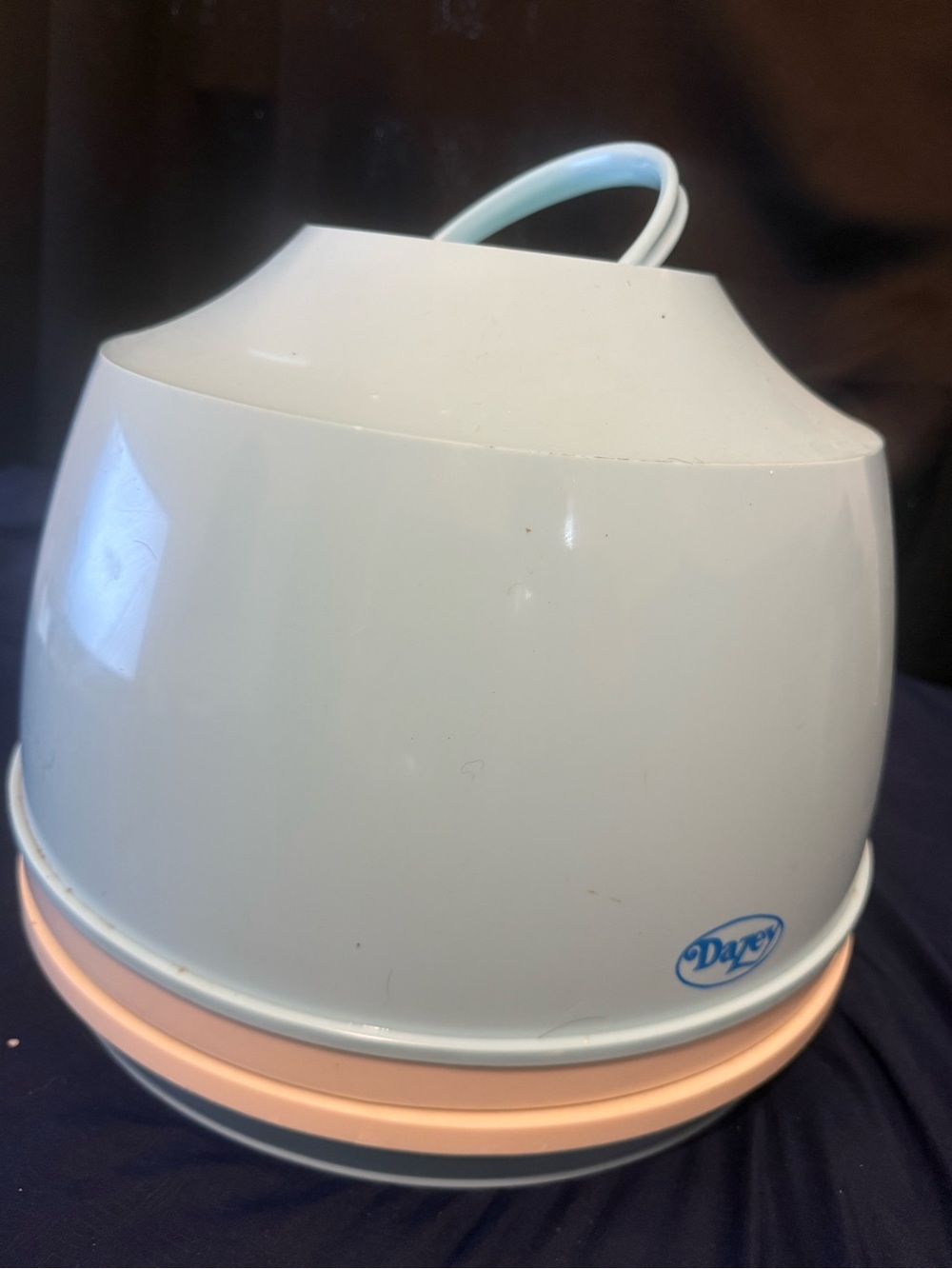 Vintage Lady Dazey Salon Hair & Wig Dryer Portable Table Top Bonnet Dryer Works